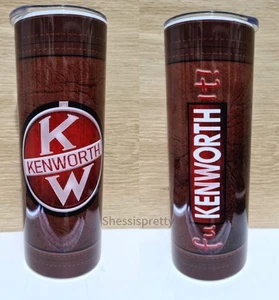 Vaso Kenworth de acero inoxidable 20 oz vaso camionero - Imagen 1 de 5