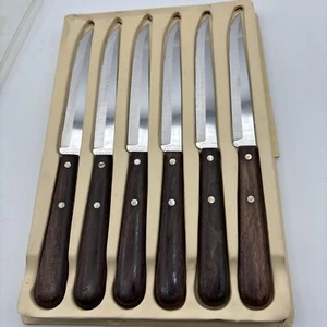 Vintage Sears Craftsman Steak Knives Set of 6 original package - Picture 1 of 16