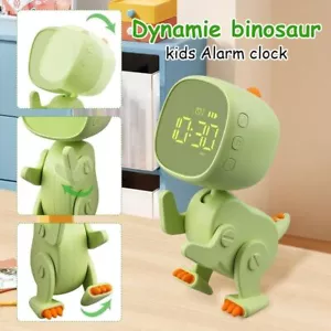 Wecker Digitaler Kinder Alarm Clock Dino Variabler Form Schlummer Nachtlicht - Bild 1 von 12