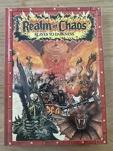 Realm of Chaos Slaves To Darkness Reprint Warhammer Fantasy Battle Sealed New - Picture 1 of 2