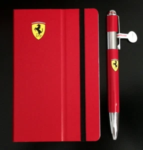 Ferrari Set. A6 Notebook + Ballpoint Pen. Officially Licensed Product. Italy - Picture 1 of 23