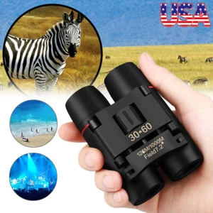 30 x 60 Mini Pocket Binoculars for Adults & Kids Outdoor Travel, Waterproof Camp - Picture 1 of 13