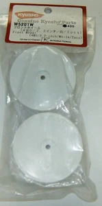 Kyosho Truck Wheels 2.2" White W5201W 1 Pair Front Stadium Truck Wheels - Picture 1 of 1