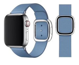 Original Apple Modern Buckle Armband Größe M 38/40/41mm Cornflower Sehr Gut - Bild 1 von 1