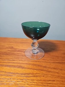 Grünes Champagner Sherbet(s) Glas - Bild 1 von 5