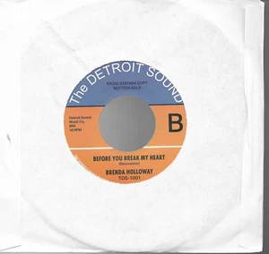 Brenda Holloway "Crying Time / Reconsider" 7" Vinyl Northern Soul Reissue - Picture 1 of 2