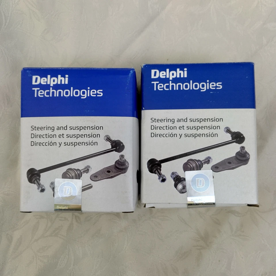2 extremidades de haste de amarração, Delphi TA1563 - Ford Festiva, Mercury Capri, Tracer, Mazda 323 - Imagem 1 de 3