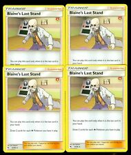 Pokemon BLAINE'S LAST STAND 52/68 Hidden Fates - RARE - MINT 4X