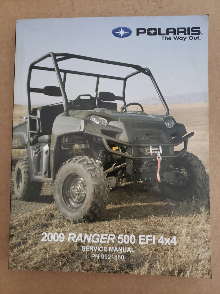 Ranger 500 EFI 2009 4X4 genuino Polaris manual de servicio de taller Foto 1 de 1