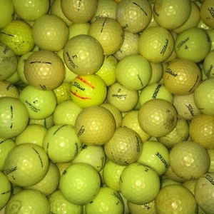 100 pelotas de golf usadas Titleist Mix amarillas - 2A Shag Grado AA Práctica Hit-A-Way - Imagen 1 de 4