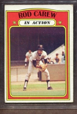 1972 Topps Set-Break #696 Rod Carew IA EN MUY BUEN ESTADO-VGEX (arruga) *Jaysace* Foto 1 de 2