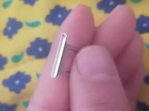 Porta Sim Scheda Per Iphone X Silver Slot Slitta Carrello Vassoio Ricambio - Foto 1 di 3
