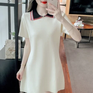 Damenmode Elegant Lässig Bequem Wollrock Strickkleid - Bild 1 von 13