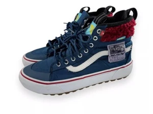 VANS The SIMPSONS Sk8 Hi MTE 2.0 DX Mens Sz 6.5 Womens 8 Blue Red White MR. PLOW - Picture 1 of 5