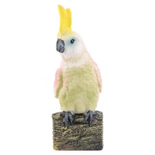  Flapping Bird Statue Tropical Parrot Sculpture Model Desktop