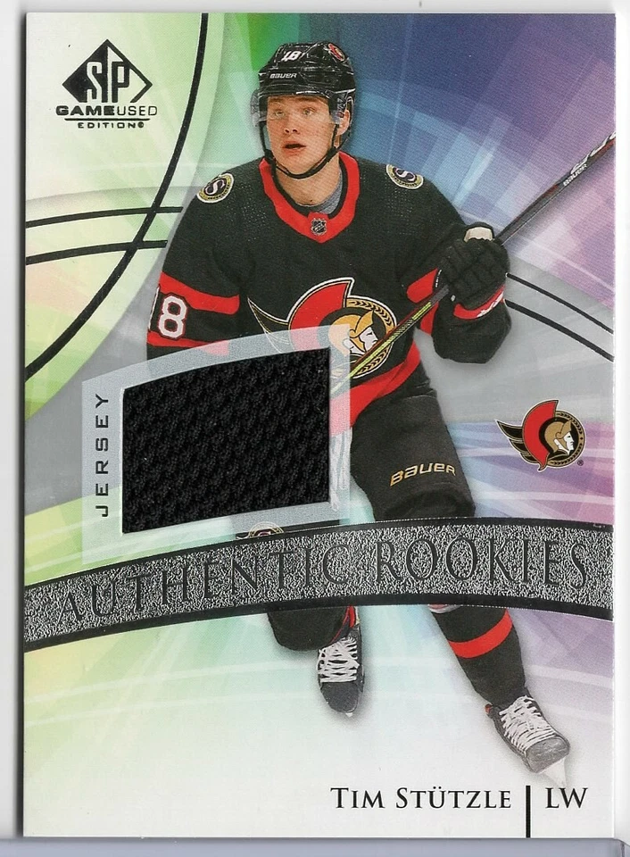 2020-21 SPGU Base Silver Rookies Jersey Tim Stutzle #160 Senators - Image 1 of 1