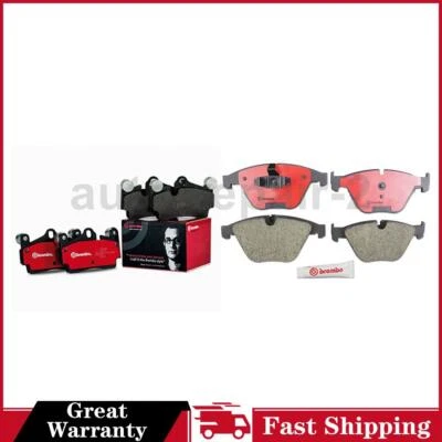 Juego de pastillas de freno de disco delanteras traseras para BMW 328i Brembo 2007~2013 Foto 1 de 4