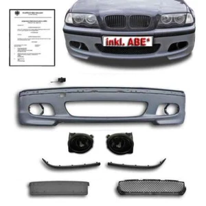 Parachoques faros antiniebla negro se adapta a BMW Serie 3 E46 Limo Touring 98-05 M - Imagen 1 de 4
