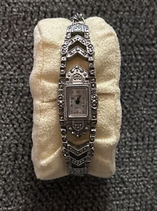 Vintage Damen LAVONI Armbanduhr Japan Quartz mit Edelsteinen - nicht getestet - Bild 1 von 11