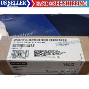 New Siemens 6ES7193-4CG30-0AA0 6ES71934CG300AA0 1 terminal module for ET 200S - Picture 1 of 1