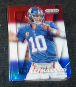 2014 PANINI PRIZM FOOTBALL RED WHITE BLUE RWB REFRACTOR~ ELI MANNING #23 - Picture 1 of 1