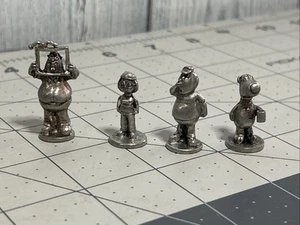 Family Guy Monopoly 2006 Replacement Pieces 4 Pewter Tokens. NO STEWIE NO LOIS. - Picture 1 of 2