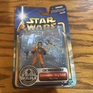 Neu Star Wars Silver Anniversary Celebration II Commander Jorg Sacul Rebel Pilot - Bild 1 von 5