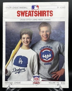 MLB Liga Nacional Sudaderas Lona Residuada Punto de Cruz Libro Nomis Volumen 704 - Imagen 1 de 4