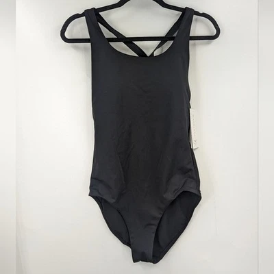 NUEVO CON ETIQUETAS ATHLETA Traje de baño para mujer pequeño SM S negro Malibu traje de baño de una pieza Foto 1 de 4