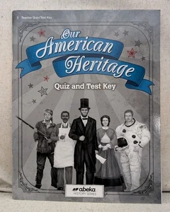 Abeka Our American Heritage Lehrer Quiz / Testschlüssel Klasse 3 aktuelle 6. Auflage - Bild 1 von 2