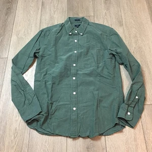 J. Crew Factory Oxford Herren Hemd mit Knopfleiste Größe M Slim Grün  - Bild 1 von 8