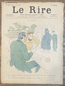 Le Rire Magazine - April 24, 1897 - Toulouse-Lautrec cover - Snobisme. - Picture 1 of 7