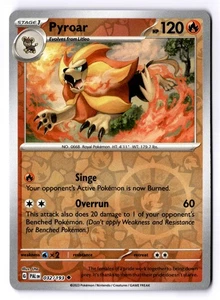 Pyroar Reverse Holo Uncommon SV02: Paldea Evolved 032/193 NM - Picture 1 of 2