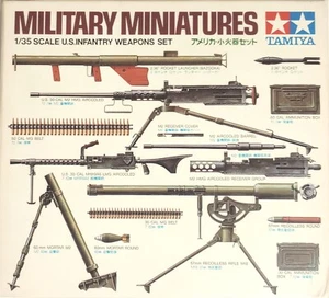 Tamiya 1/35 Military Miniatures. U.S. Infantry Weapons Set (#121) - Picture 1 of 4