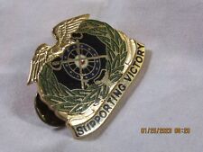 Vintage Supporting Victory Hat Lapel Pin N.S. Meyer, Inc.