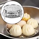 3 Pieces Steaming Tray Stand Round Steamer Basket for Canner Food Vegetable