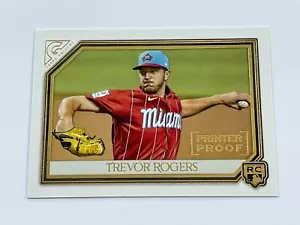 2021 Topps Gallery Baseball Printer Proof #27 - Trevor Rogers RC - Miami Marlins - Picture 1 of 1