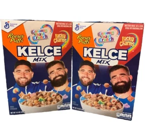 Kelce Mix Cereal Brothers Travis Jason General Mills 2x11,5 OZ SELLADO - Imagen 1 de 1
