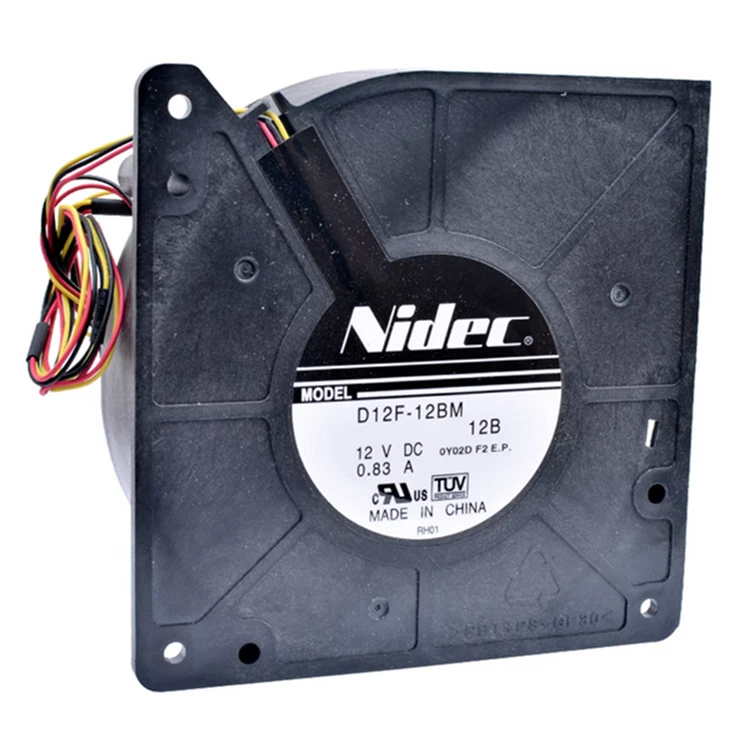 1PCS NIDEC D12F-12BM DC12V 0.83A 3Pin Blower Projector Cooling Fan 120*120*32MM - Image 1 of 4