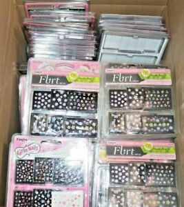 100 WHOLESALE Fing'rs Nails Stick on Decals Random Selections