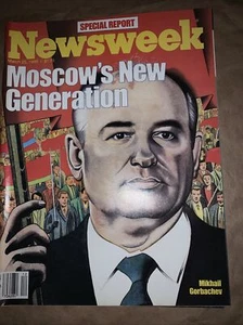 Newsweek Magazine March 25 1985 Mikhail Gorbachev Russia New Leader Cover Y - Picture 1 of 6
