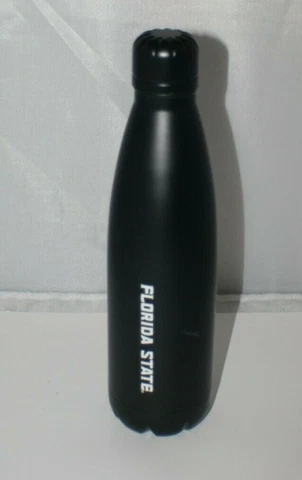 Florida State Seminoles FSU 26 oz Stainless Steel Water Bottle Black Twist ~ NWT Cover