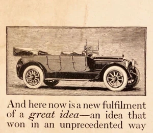 1916 Packard Twin-6 Luxury Motor Car Detroit MI Antique Print Ad - Picture 1 of 7