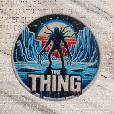 The Thing Retro Sci-Fi Alien Patch - Iron-On Applique For Clothes, Space Horror - Image 1 of 4
