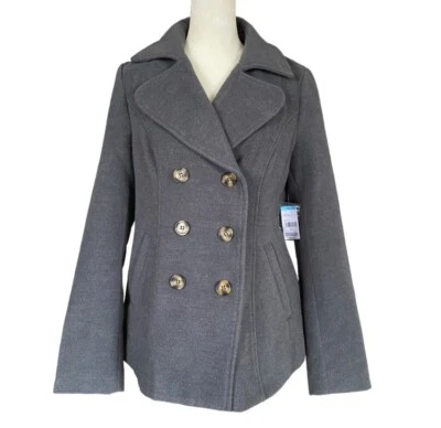 Bongo Juniors Pequeño Cálido Imitación Lana Chaquetón Carbón Brezo Forrado Abrigo Nuevo con Etiquetas Foto 1 de 4