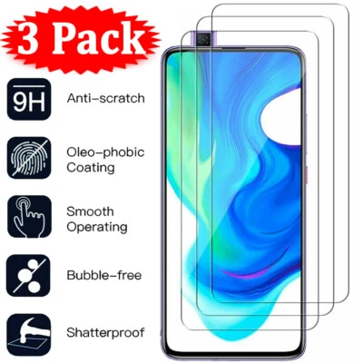 Für Xiaomi Poco X3 NFC X4 X5 X6 X7 Pro M3 M4 M5 Hartglas Displayschutzfolie - Bild 1 von 4