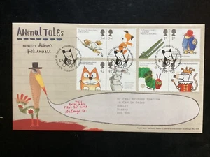 GB 2006 Animal Tales FDC, Royal Mail, Mousehole especial Pmk (K796#2) - Imagen 1 de 1