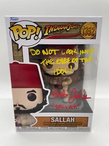 Bob Joles Signed Funko Pop Sallah Indiana Jones Temple of Forbidden Eye JSA COA - Picture 1 of 7