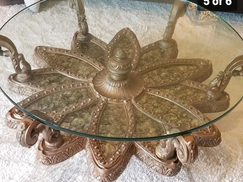 Italian Baroque Cocktail Table Cover