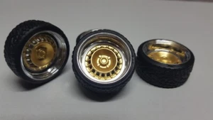 SD Wheels 14 Inch Schmidt TH-Line Gold 27mm 1:18 Model Car Tuning - Picture 1 of 1